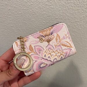 Floral Card Holder with Keychain from Victorias Secret